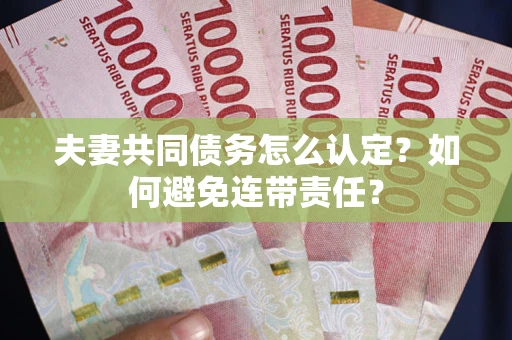 武汉夫妻共同债务怎么认定？如何避免连带责任？
