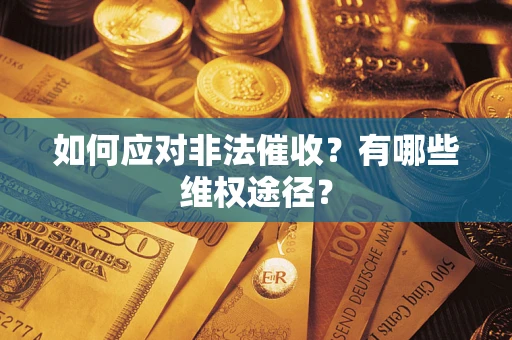 武汉如何应对非法催收？有哪些维权途径？