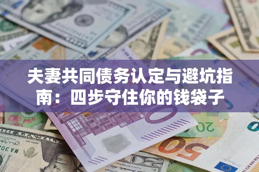 武汉夫妻共同债务认定与避坑指南：四步守住你的钱袋子