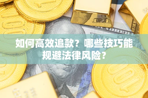 武汉如何高效追款？哪些技巧能规避法律风险？