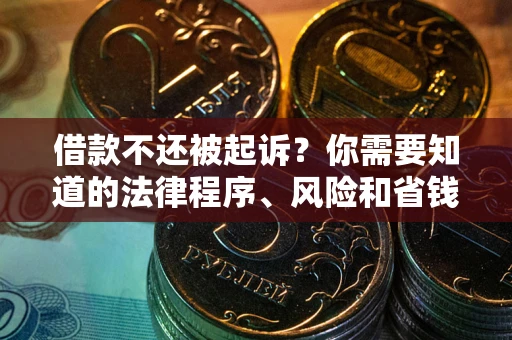 武汉借款不还被起诉？你需要知道的法律程序、风险和省钱技巧